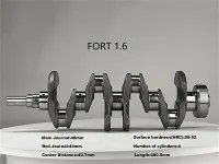Wał korbowy Bm5g6303 1.6T odpowiedni do Forda
